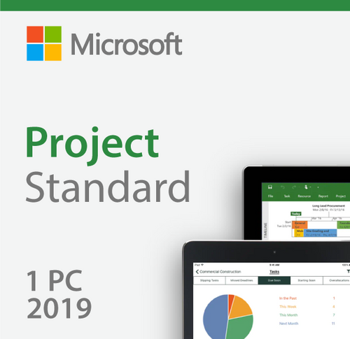 Microsoft Project Standard 2019 Retail Box