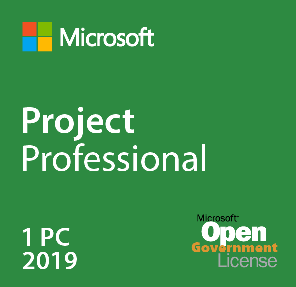 Microsoft Project Professional 2019 Open Government