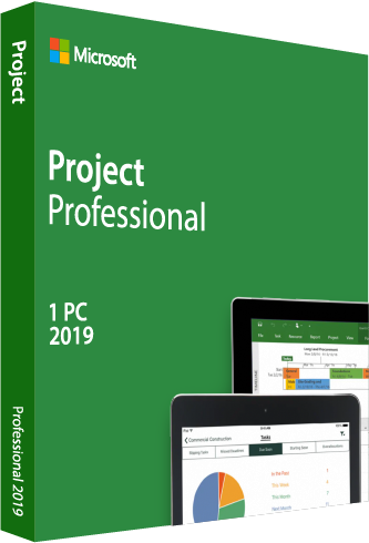 Microsoft Project Professional 2019 License