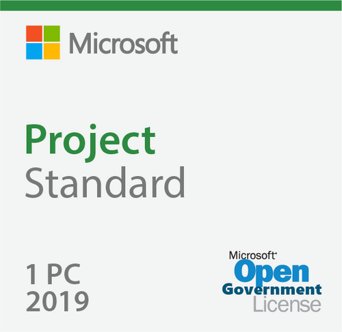 Microsoft Project Standard 2019 Open Government